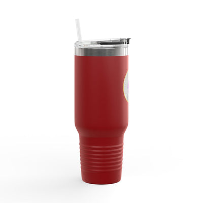 Adventure-Ready 40oz Insulated Travel Mug with Straw & Lid Mug- Leah Tecx Design