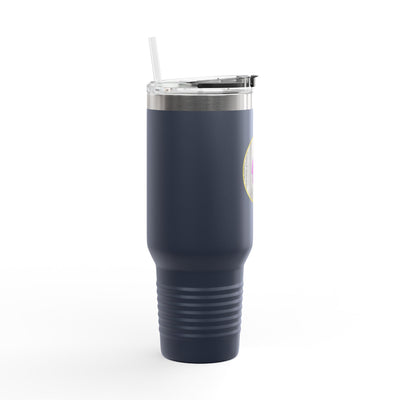 Adventure-Ready 40oz Insulated Travel Mug with Straw & Lid Mug- Leah Tecx Design