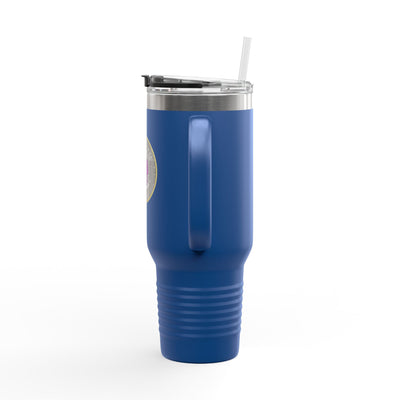 Adventure-Ready 40oz Insulated Travel Mug with Straw & Lid Mug- Leah Tecx Design