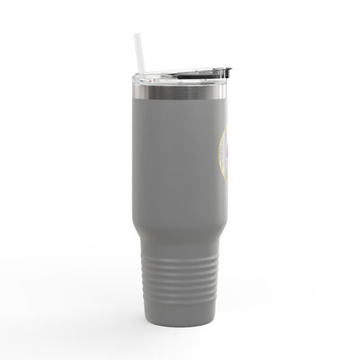 Adventure-Ready 40oz Insulated Travel Mug with Straw & Lid Mug- Leah Tecx Design