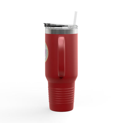 Adventure-Ready 40oz Insulated Travel Mug with Straw & Lid Mug- Leah Tecx Design