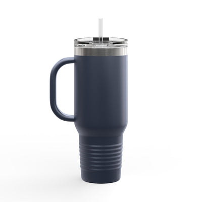 Adventure-Ready 40oz Insulated Travel Mug with Straw & Lid Mug- Leah Tecx Design