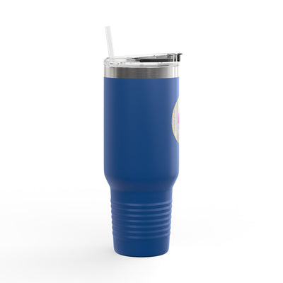 Adventure-Ready 40oz Insulated Travel Mug with Straw & Lid Mug- Leah Tecx Design