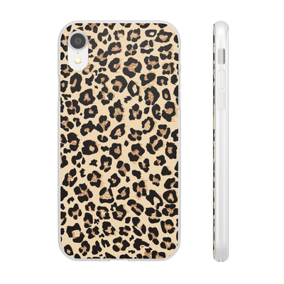 Leopard Print Flexi Phone Case - Leah Tecx Design