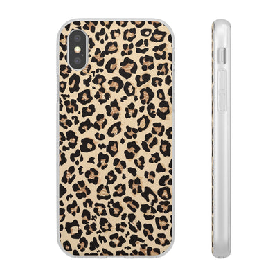 Leopard Print Flexi Phone Case - Leah Tecx Design