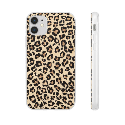 Leopard Print Flexi Phone Case - Leah Tecx Design