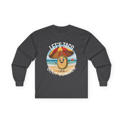 Summer Taco Long Sleeve Tee | Beachy Unisex Shirt Long-sleeve- Leah Tecx Design