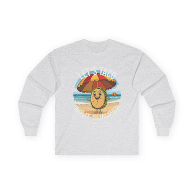 Summer Taco Long Sleeve Tee | Beachy Unisex Shirt Long-sleeve- Leah Tecx Design