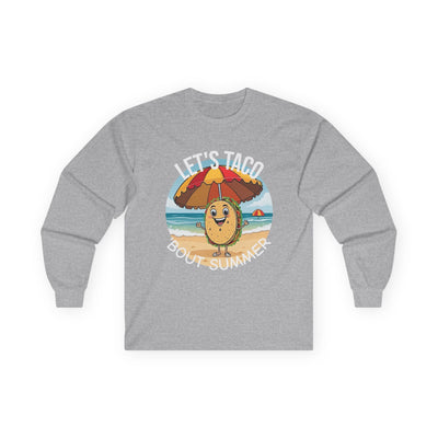 Summer Taco Long Sleeve Tee | Beachy Unisex Shirt Long-sleeve- Leah Tecx Design
