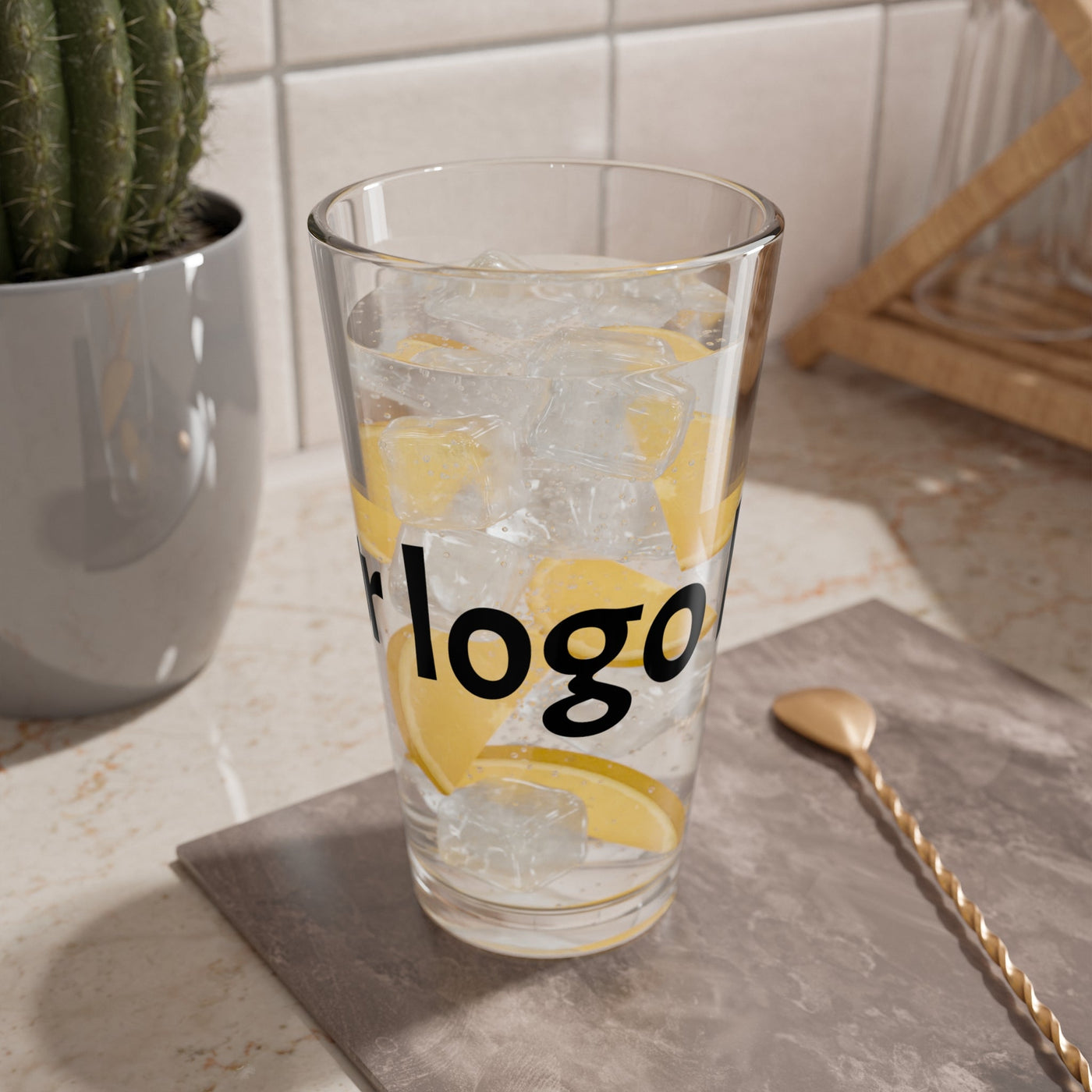Custom Mixing Glass: The Ultimate Barware Gift for Cocktail Lovers! Mug- Leah Tecx Design