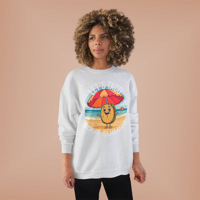 Sunny Taco Crewneck - Summer Vibes, Taco Lovers, Beach & Casual Style, Great Gift Sweatshirt- Leah Tecx Design