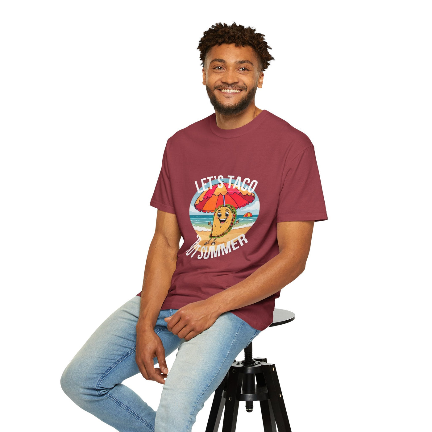 Summer Taco Unisex Tee - Taco 'Bout It! T-Shirt- Leah Tecx Design