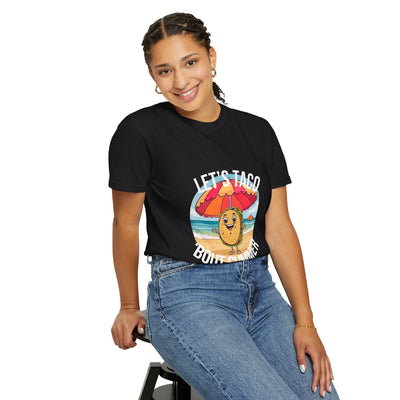 Summer Taco Unisex Tee - Taco 'Bout It! T-Shirt- Leah Tecx Design