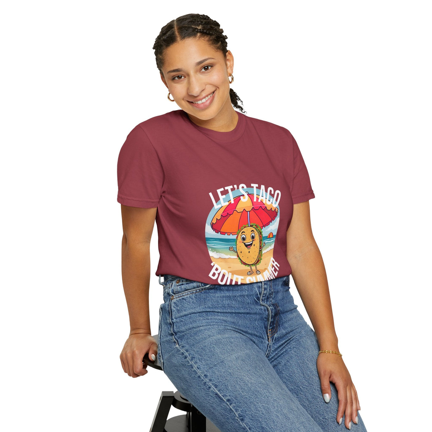 Summer Taco Unisex Tee - Taco 'Bout It! T-Shirt- Leah Tecx Design