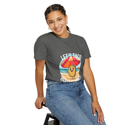 Summer Taco Unisex Tee - Taco 'Bout It! T-Shirt- Leah Tecx Design