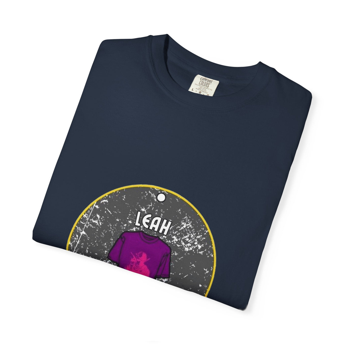 Cozy Custom Tee: The Ultimate Comfort Colors 1717 T-shirt - 100% Cotton, 58 Vibrant Options! T-Shirt- Leah Tecx Design