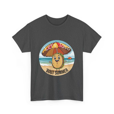 Let's Taco 'Bout It" Unisex Tee: Fun & Funny Quote Design T-Shirt- Leah Tecx Design