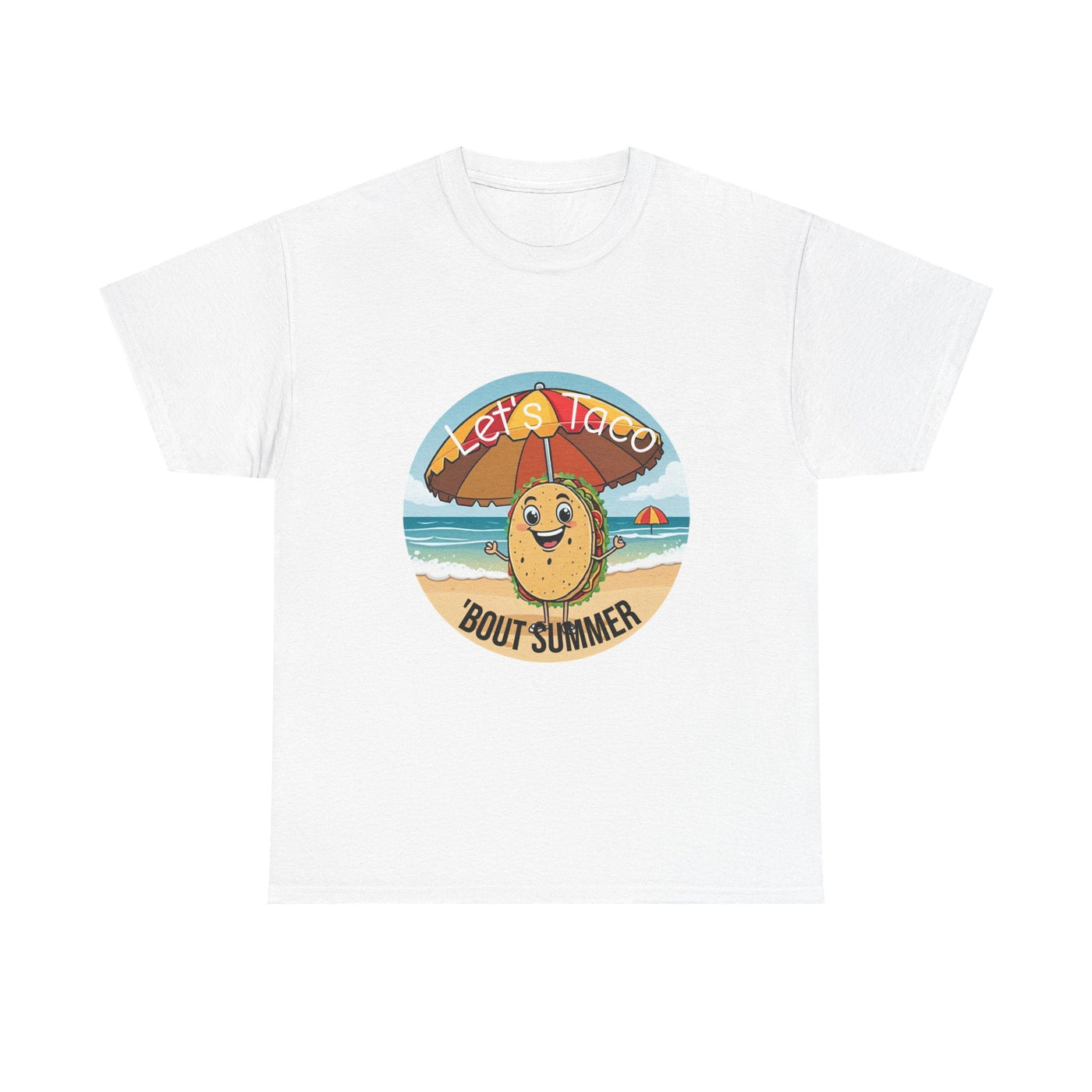 Let's Taco 'Bout It" Unisex Tee: Fun & Funny Quote Design T-Shirt- Leah Tecx Design