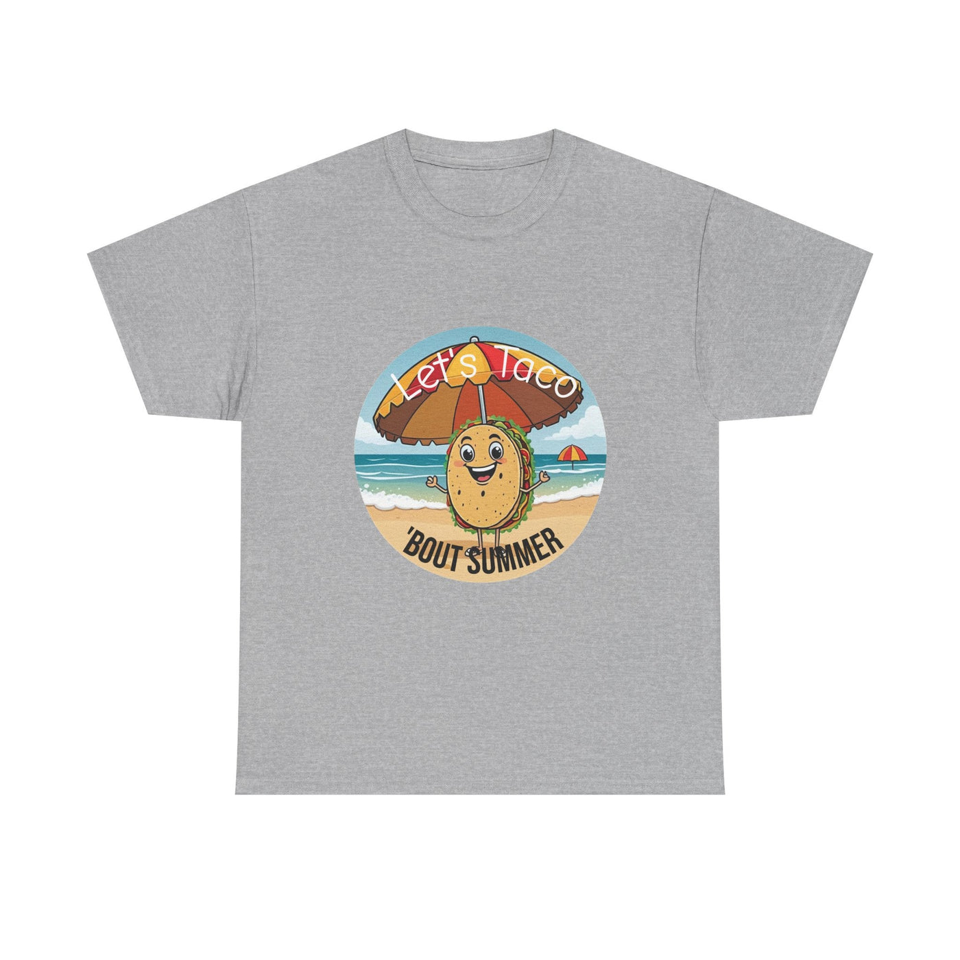 Let's Taco 'Bout It" Unisex Tee: Fun & Funny Quote Design T-Shirt- Leah Tecx Design