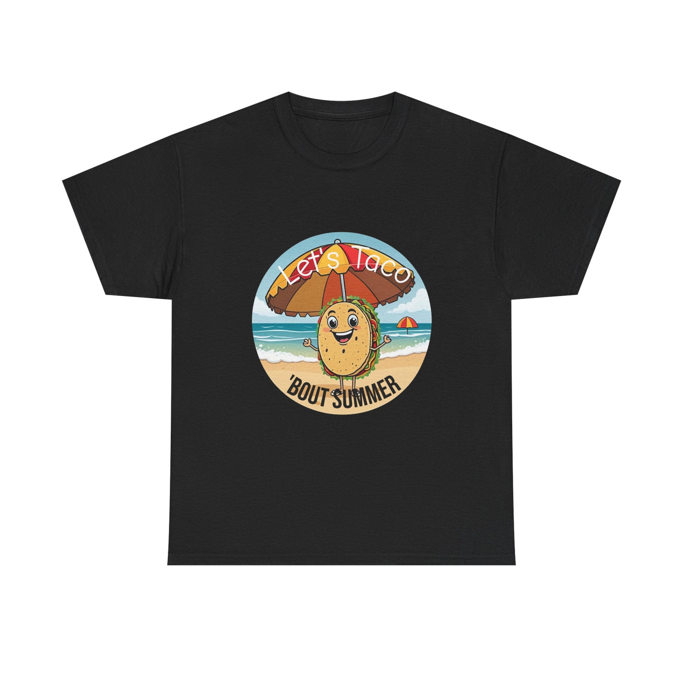 Let's Taco 'Bout It" Unisex Tee: Fun & Funny Quote Design T-Shirt- Leah Tecx Design