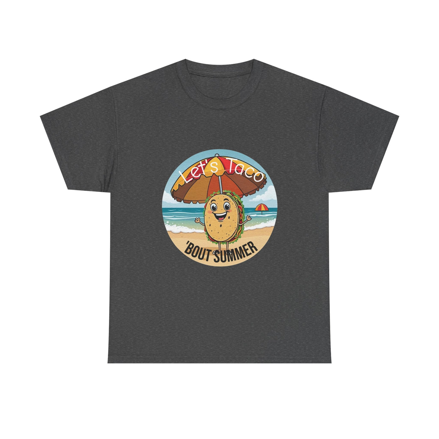 Let's Taco 'Bout It" Unisex Tee: Fun & Funny Quote Design T-Shirt- Leah Tecx Design