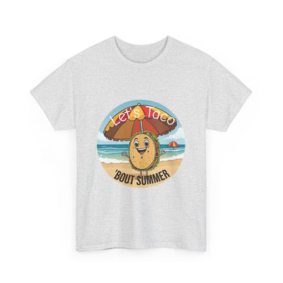 Let's Taco 'Bout It" Unisex Tee: Fun & Funny Quote Design T-Shirt- Leah Tecx Design