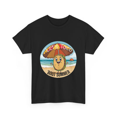Let's Taco 'Bout It" Unisex Tee: Fun & Funny Quote Design T-Shirt- Leah Tecx Design
