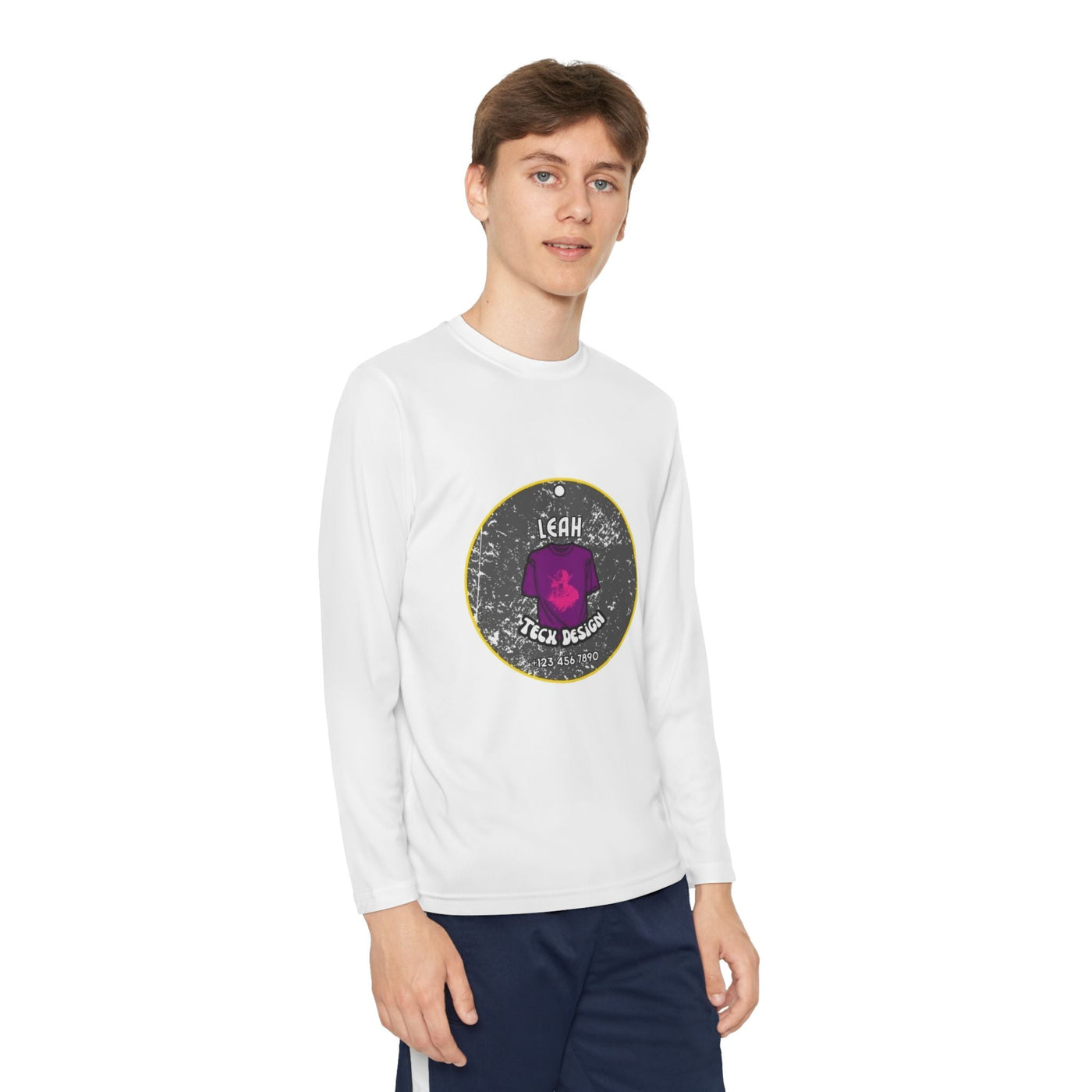 Sport-Tek PosiCharge Competitor Tee: Moisture-Wicking Polyester for Active Kids Kids clothes- Leah Tecx Design