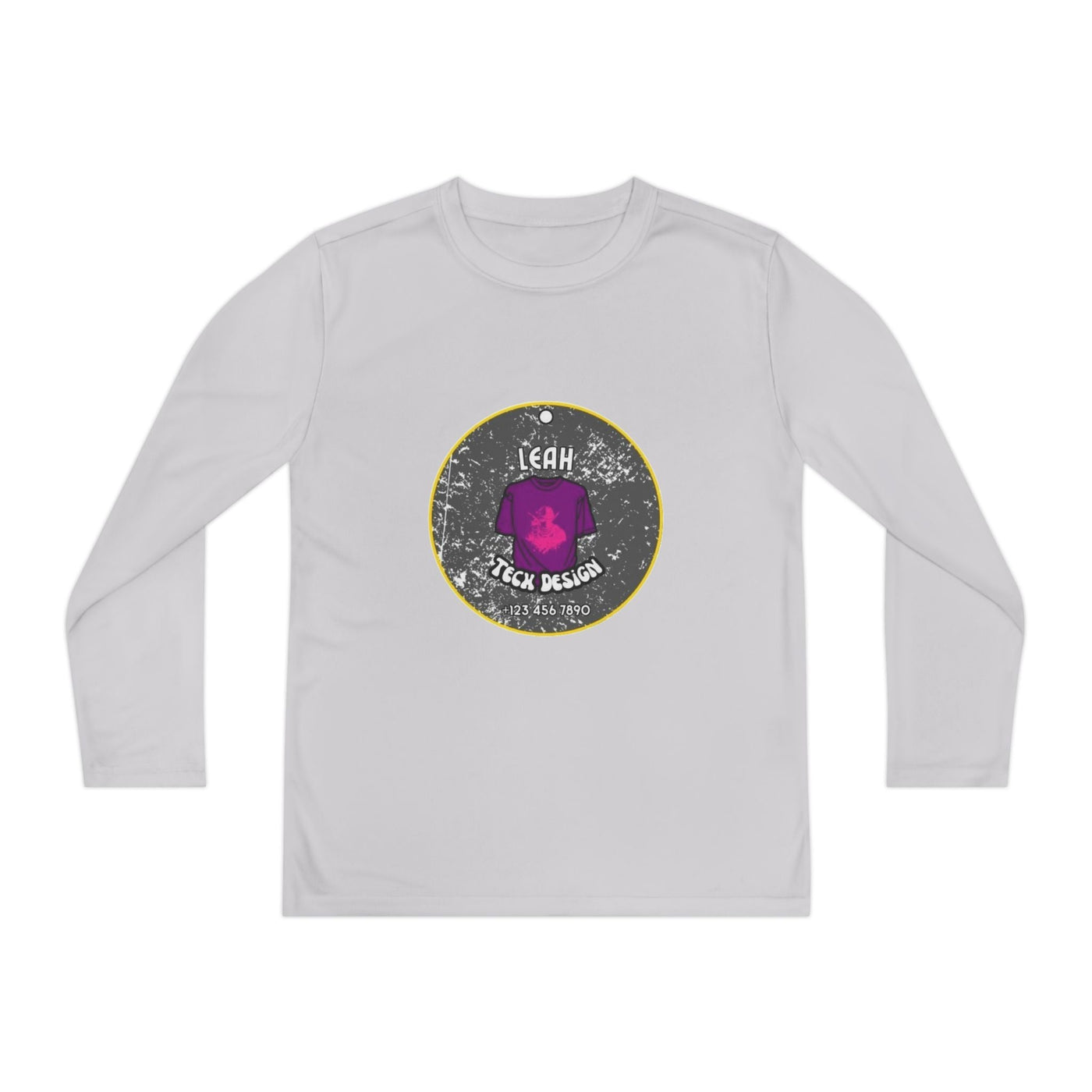 Sport-Tek PosiCharge Competitor Tee: Moisture-Wicking Polyester for Active Kids Kids clothes- Leah Tecx Design