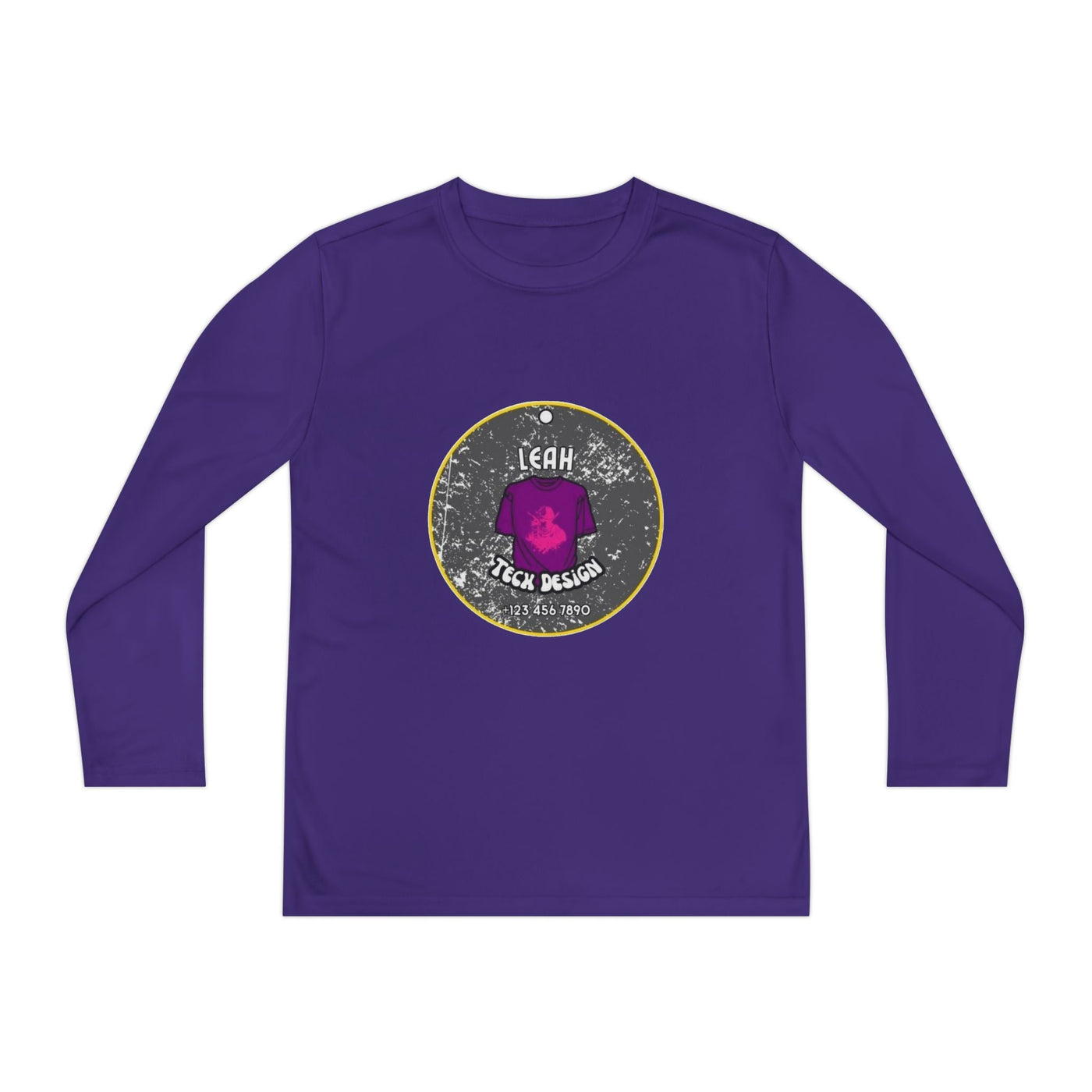 Sport-Tek PosiCharge Competitor Tee: Moisture-Wicking Polyester for Active Kids Kids clothes- Leah Tecx Design