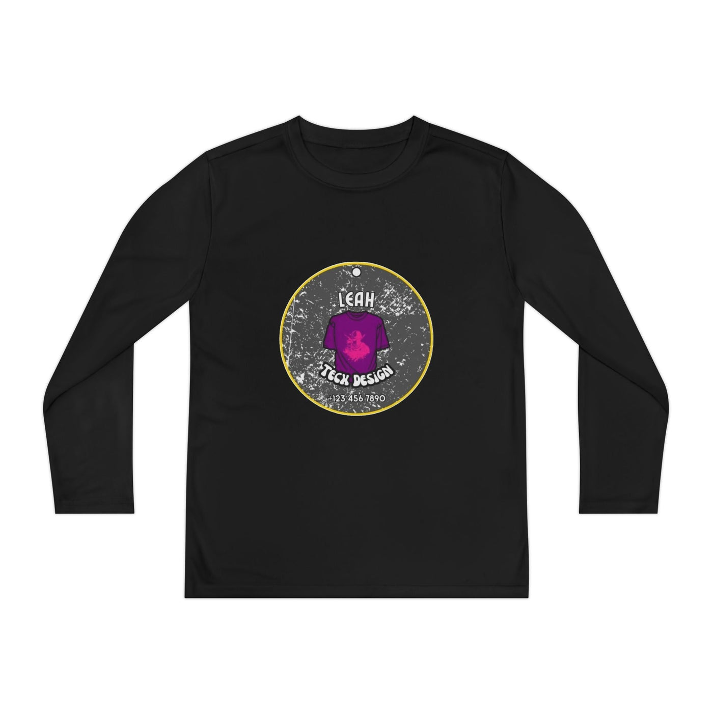 Sport-Tek PosiCharge Competitor Tee: Moisture-Wicking Polyester for Active Kids Kids clothes- Leah Tecx Design
