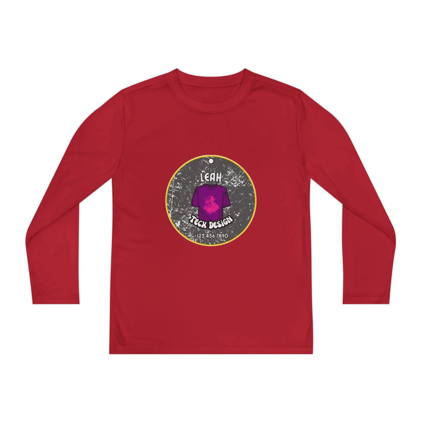 Sport-Tek PosiCharge Competitor Tee: Moisture-Wicking Polyester for Active Kids Kids clothes- Leah Tecx Design