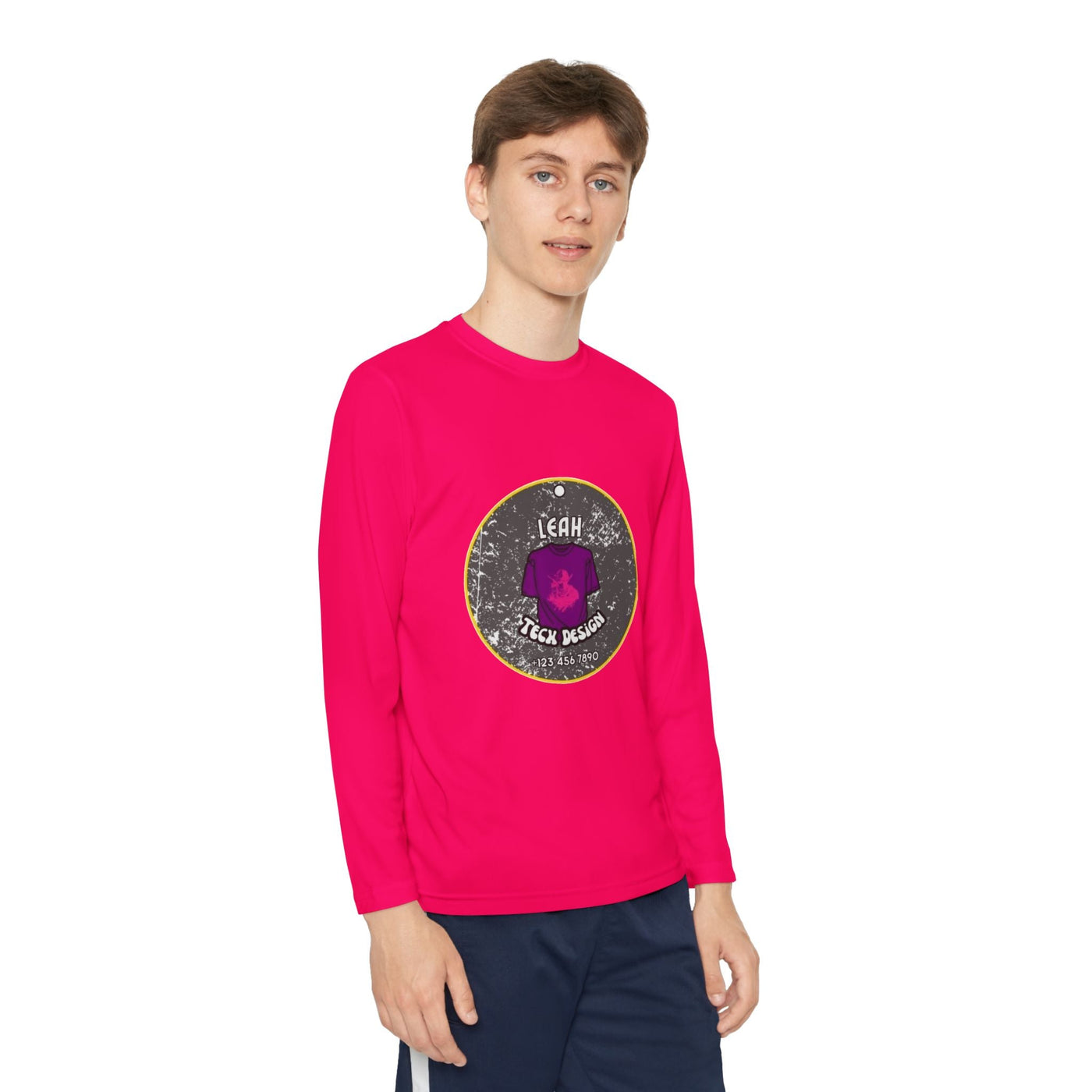 Sport-Tek PosiCharge Competitor Tee: Moisture-Wicking Polyester for Active Kids Kids clothes- Leah Tecx Design