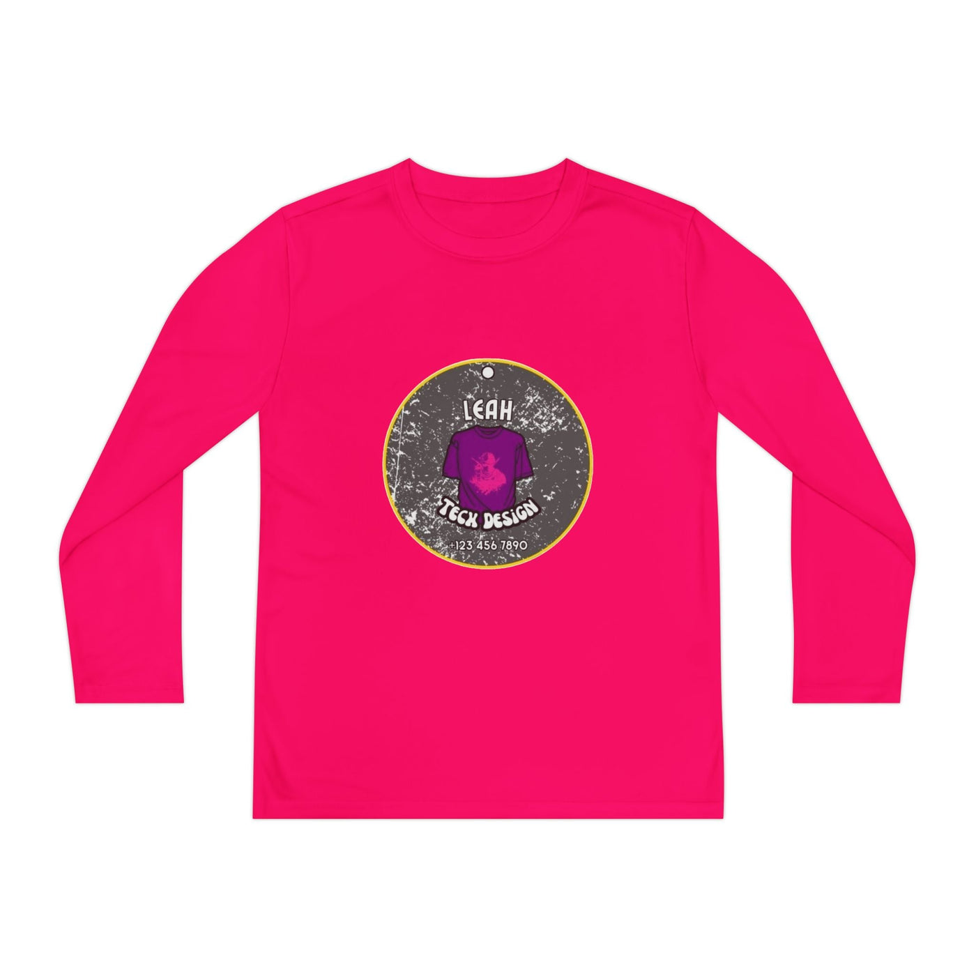 Sport-Tek PosiCharge Competitor Tee: Moisture-Wicking Polyester for Active Kids Kids clothes- Leah Tecx Design
